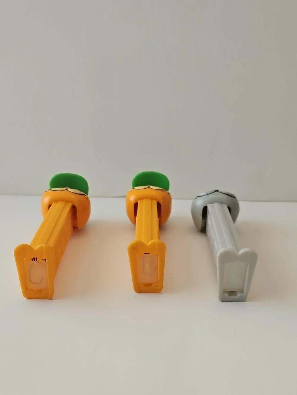 Garfield PEZ Candy Dispensers - Orange and Gray